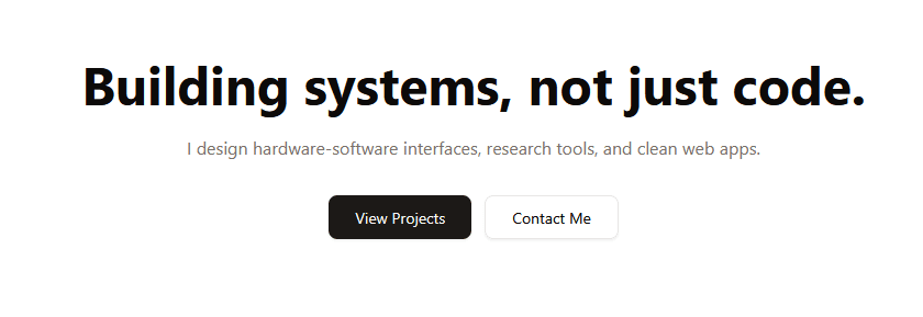 Portfolio Website